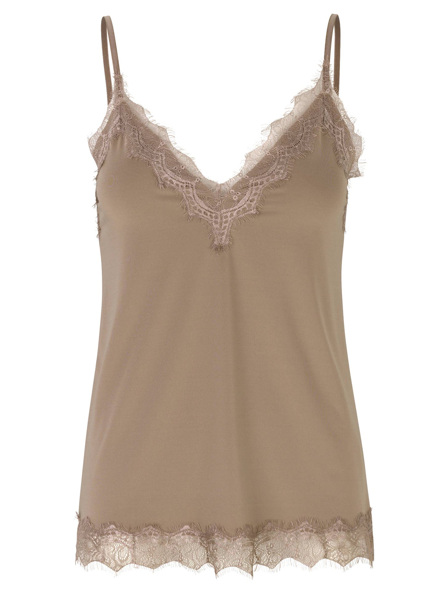 Strap Top w/lace - Rosemunde