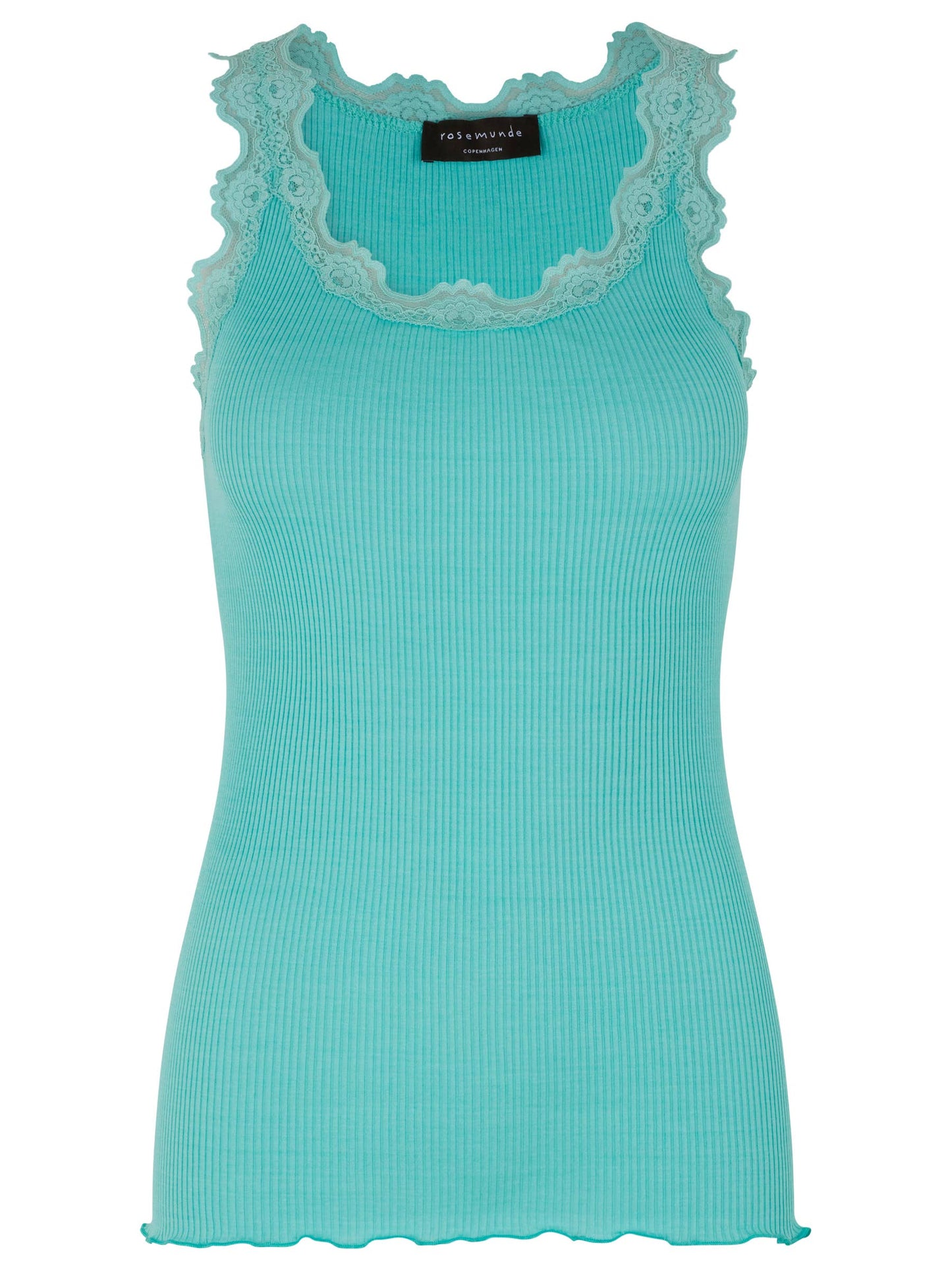 Iconic Silk top w/lace - NEW COLORS