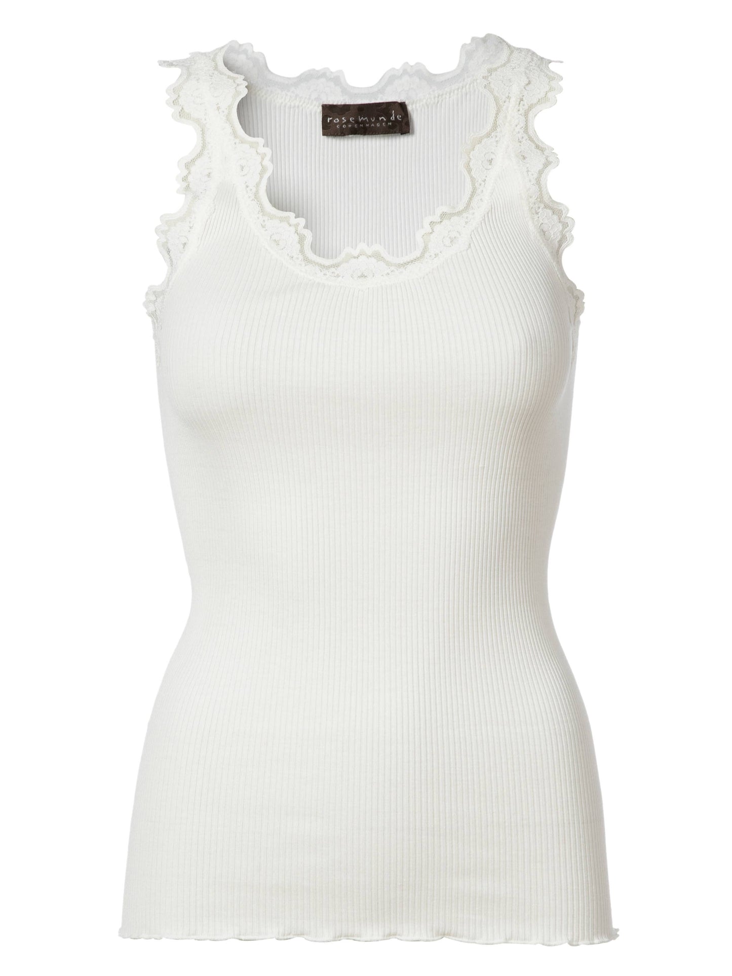 Silk Top w/Lace - Rosemunde