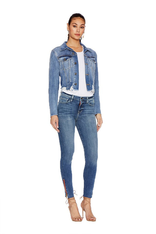 Etienne Marcel Distressed Jean Jacket