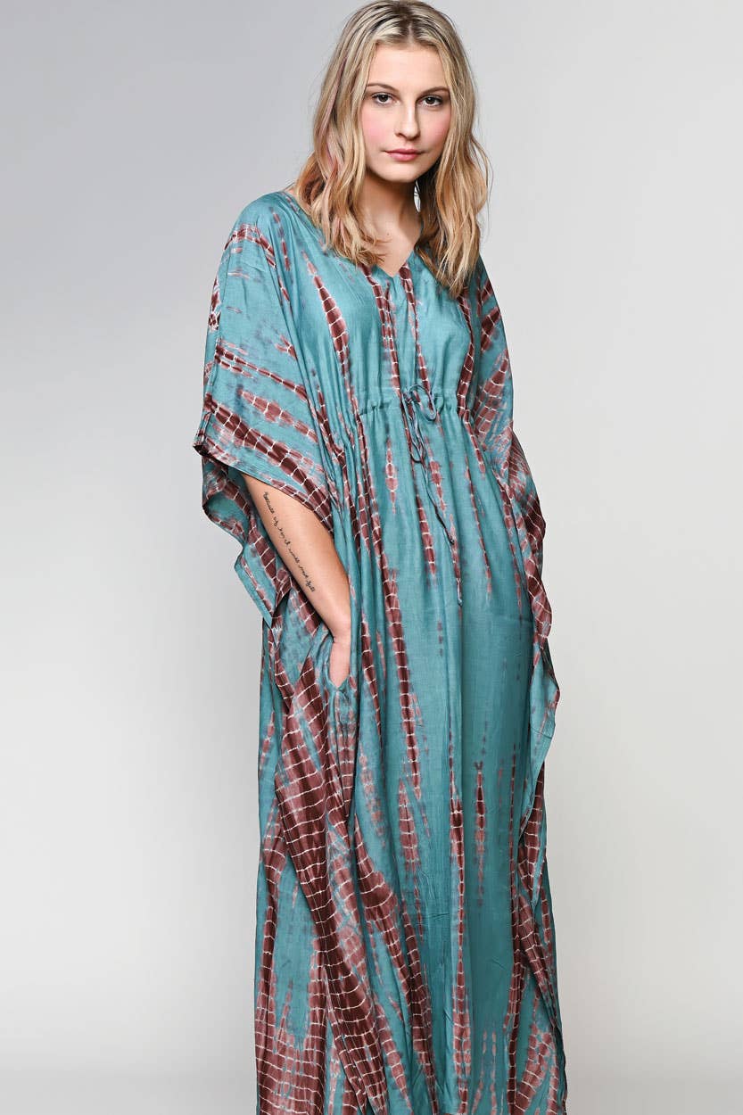 Shibori Caftans - Sevya Handmade