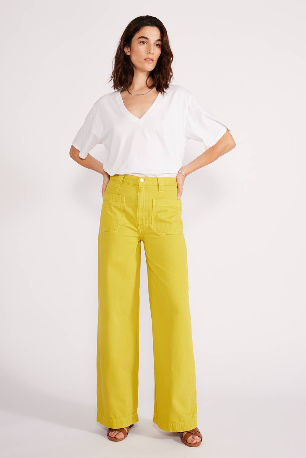 Devon Wide Leg - Antique Moss