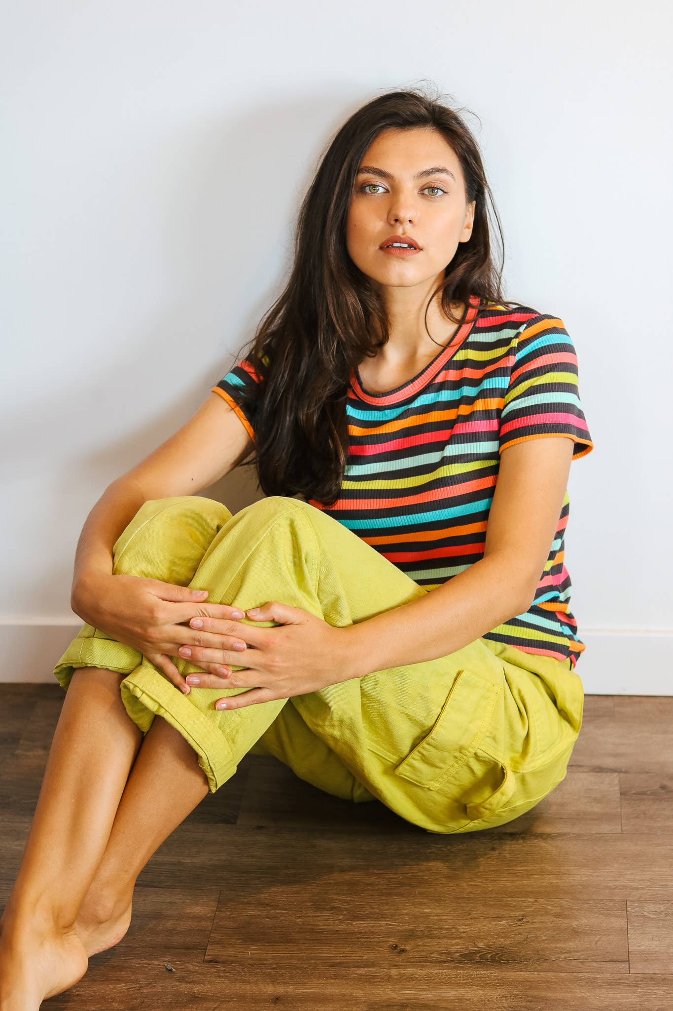 Up cycled Twill Cargos In Acid