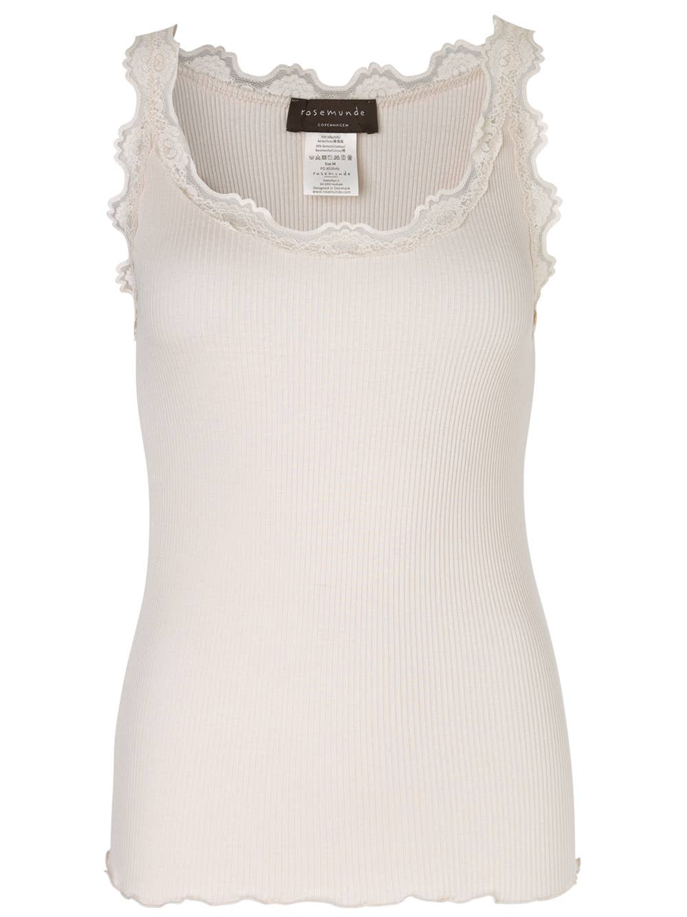 Silk Top w/Lace - Rosemunde
