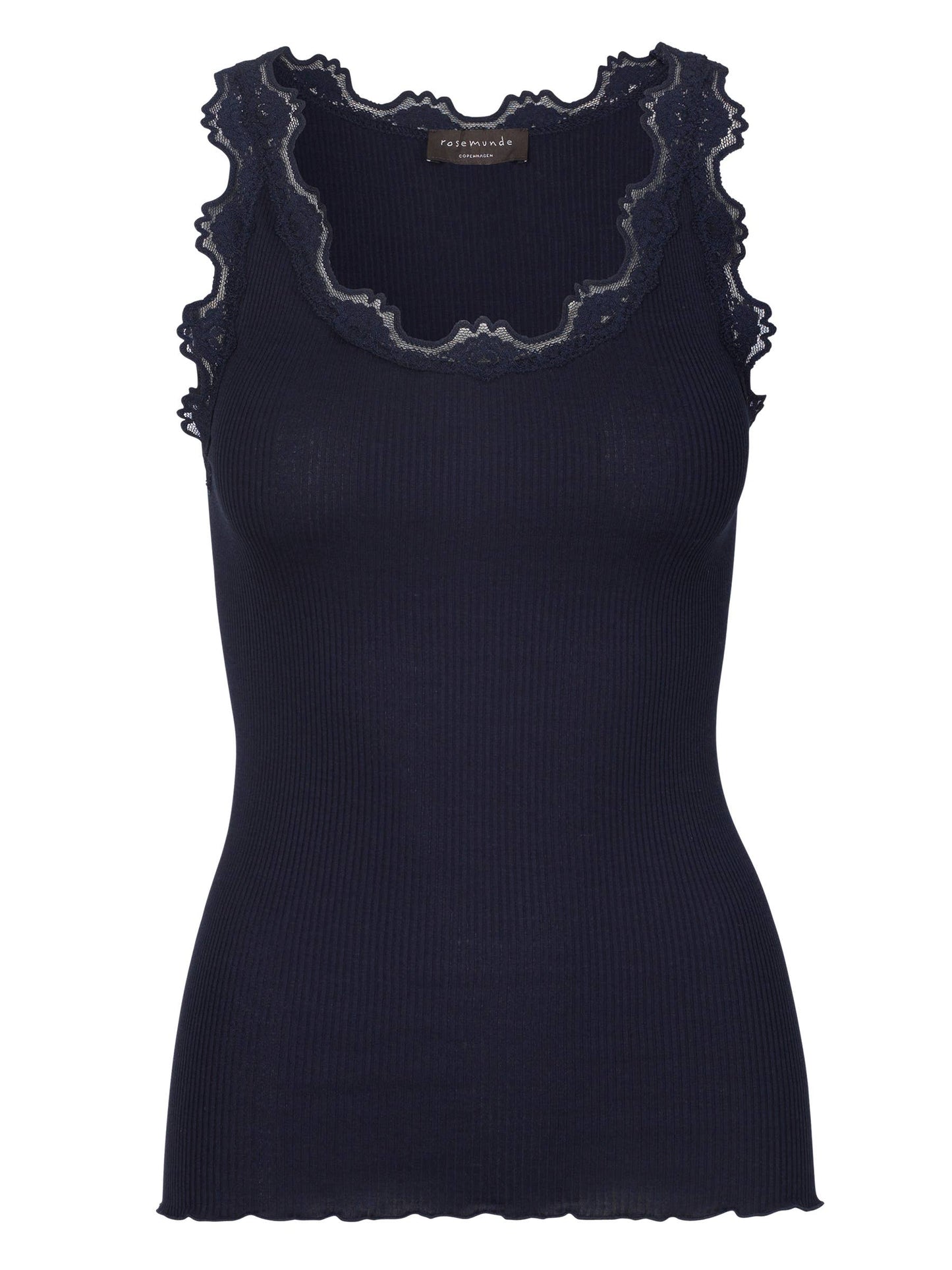 Rosemunde Silk Top w/Lace