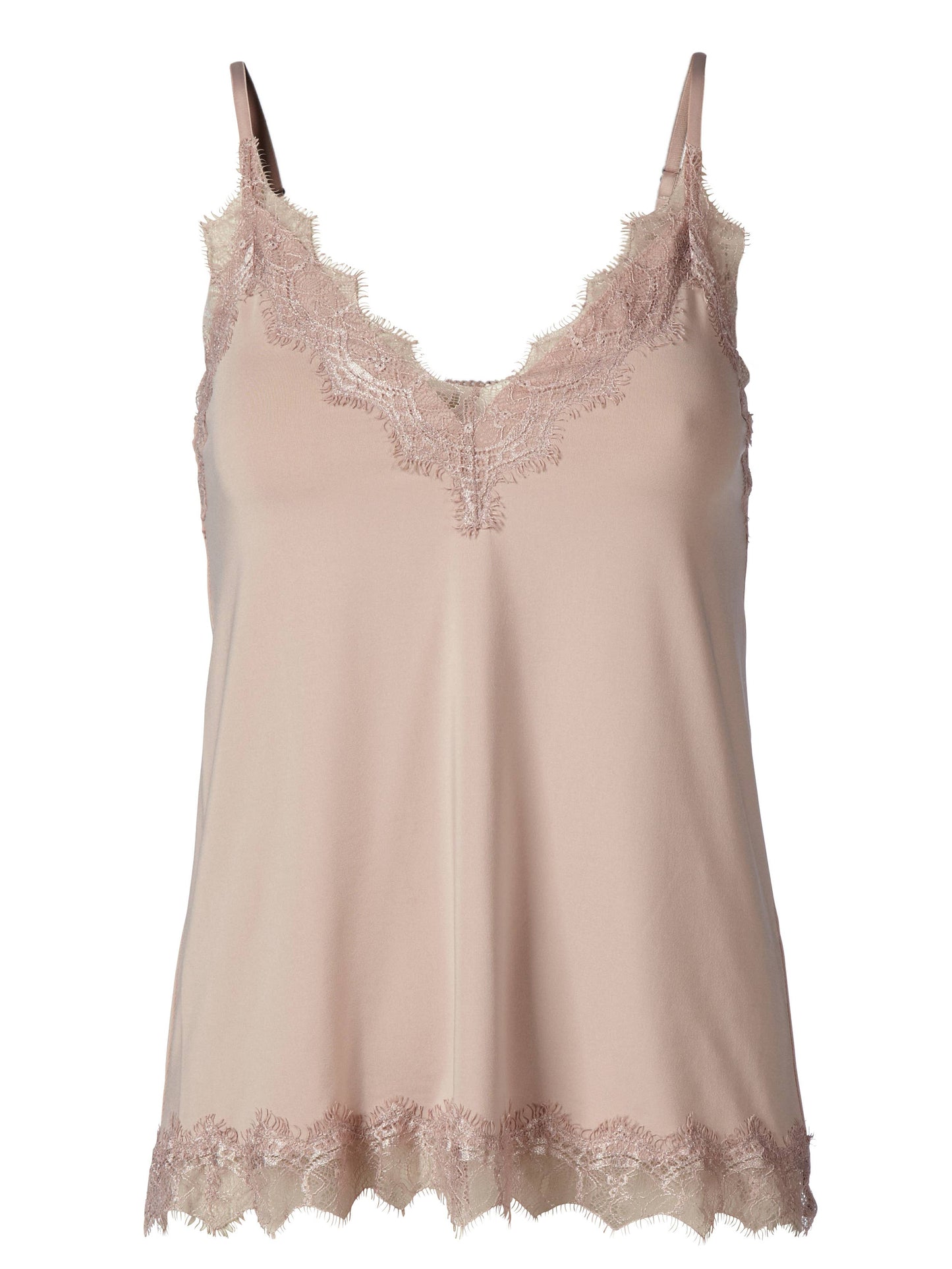 Strap Top w/lace - Rosemunde