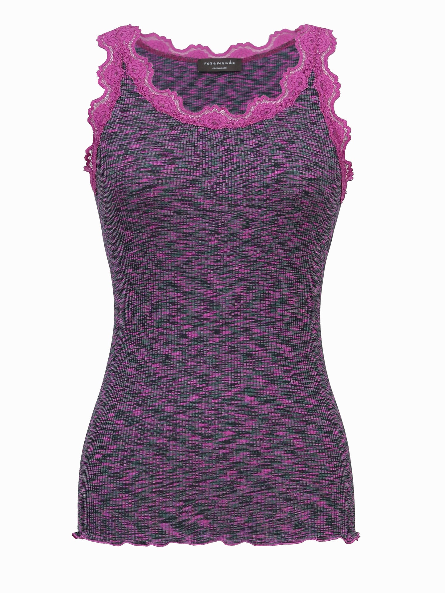 Silk Top w/lace - Rosemunde