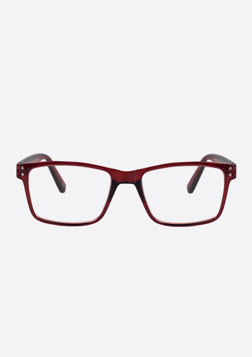 READING GLASSES - HIPO CRYSTAL RED