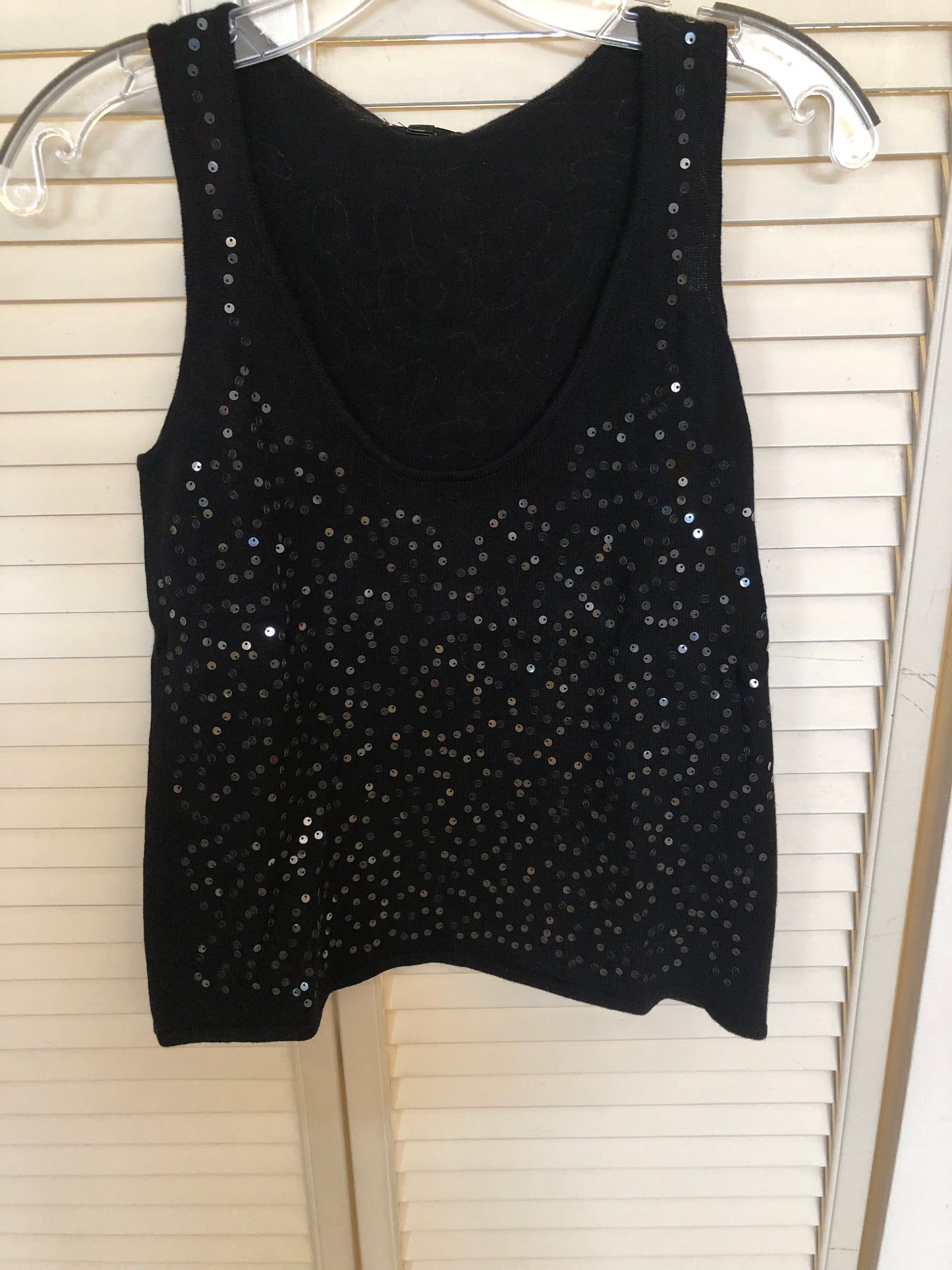 COTTON CASHMERE SEQUIN TANK - Minnie Rose