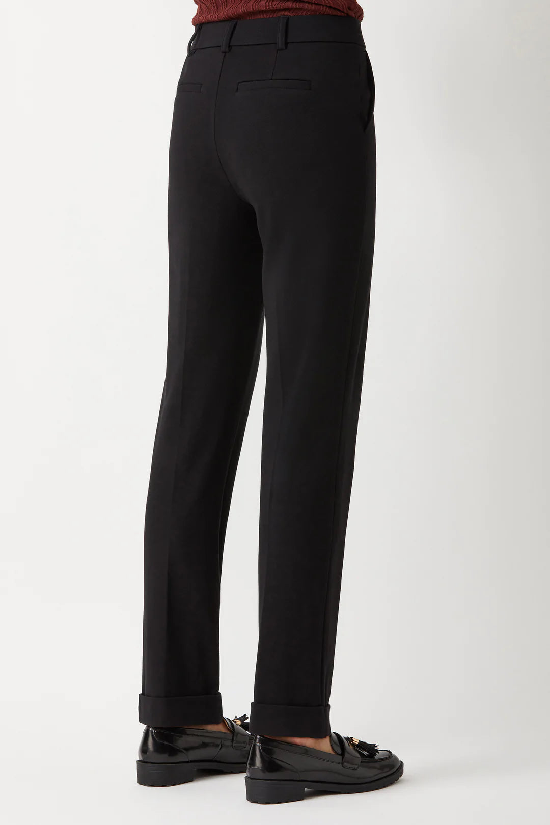 Murray Pull On Cuffed Trouser - ECRU