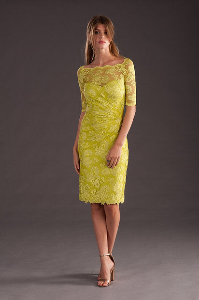 Classic Short Sleeve Lace Dress - Olvi’s