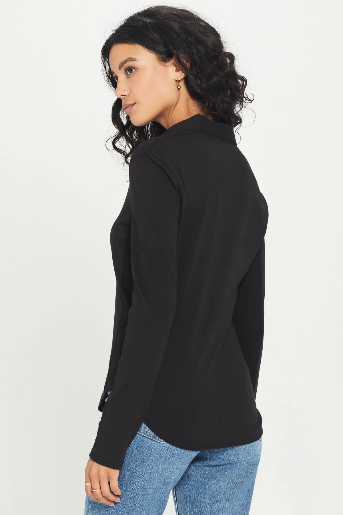 Jersey + Slub Button Down Shirt - Goldie Lewinter