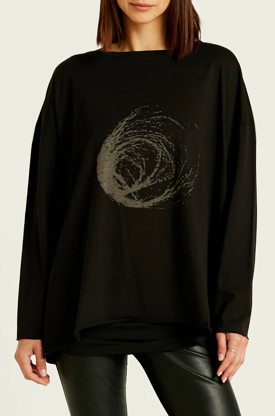 PIMA COTTON LUXURY TUMBLEWEED BOXY T - PLANET
