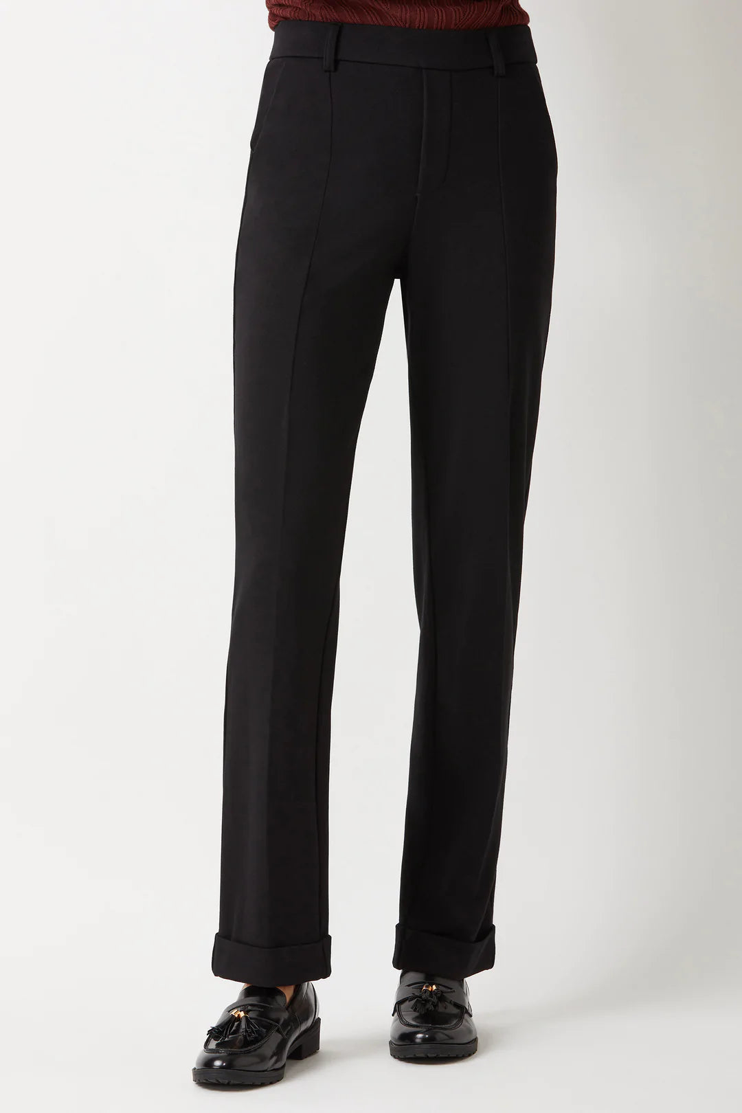 Murray Pull On Cuffed Trouser - ECRU