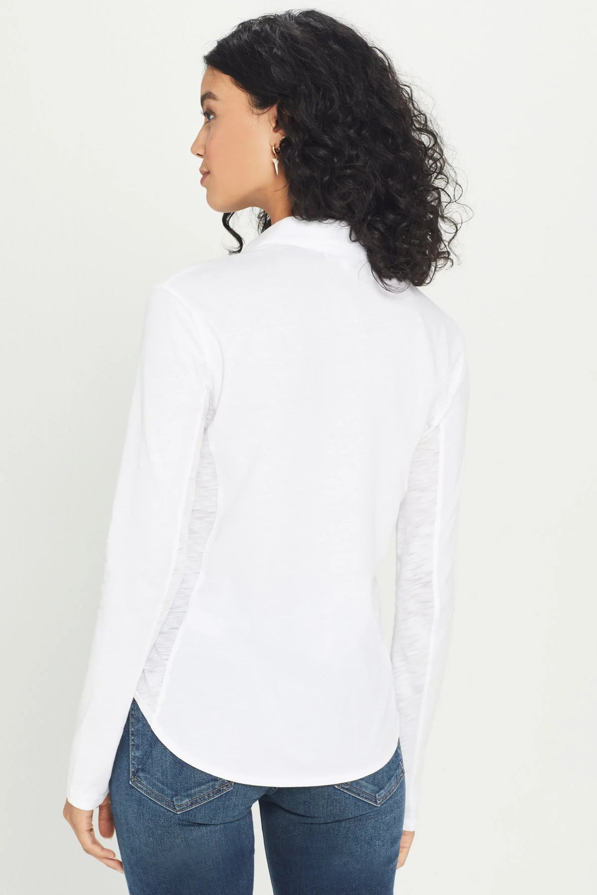 Jersey + Slub Button Down Shirt - Goldie Lewinter