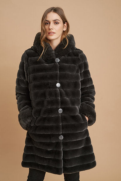 Reversible Hooded Jacket - Nikki Jones