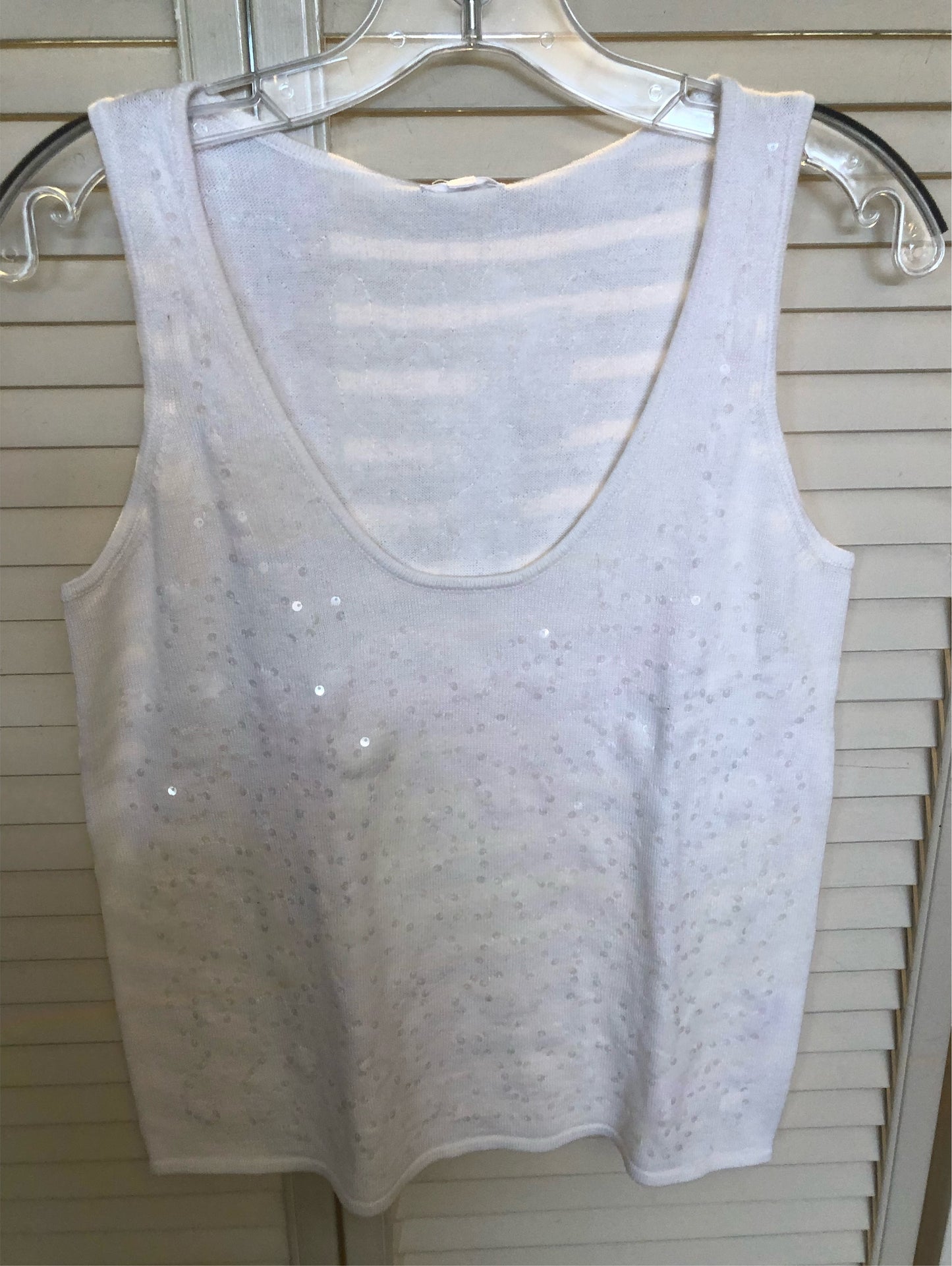 COTTON CASHMERE SEQUIN TANK - Minnie Rose