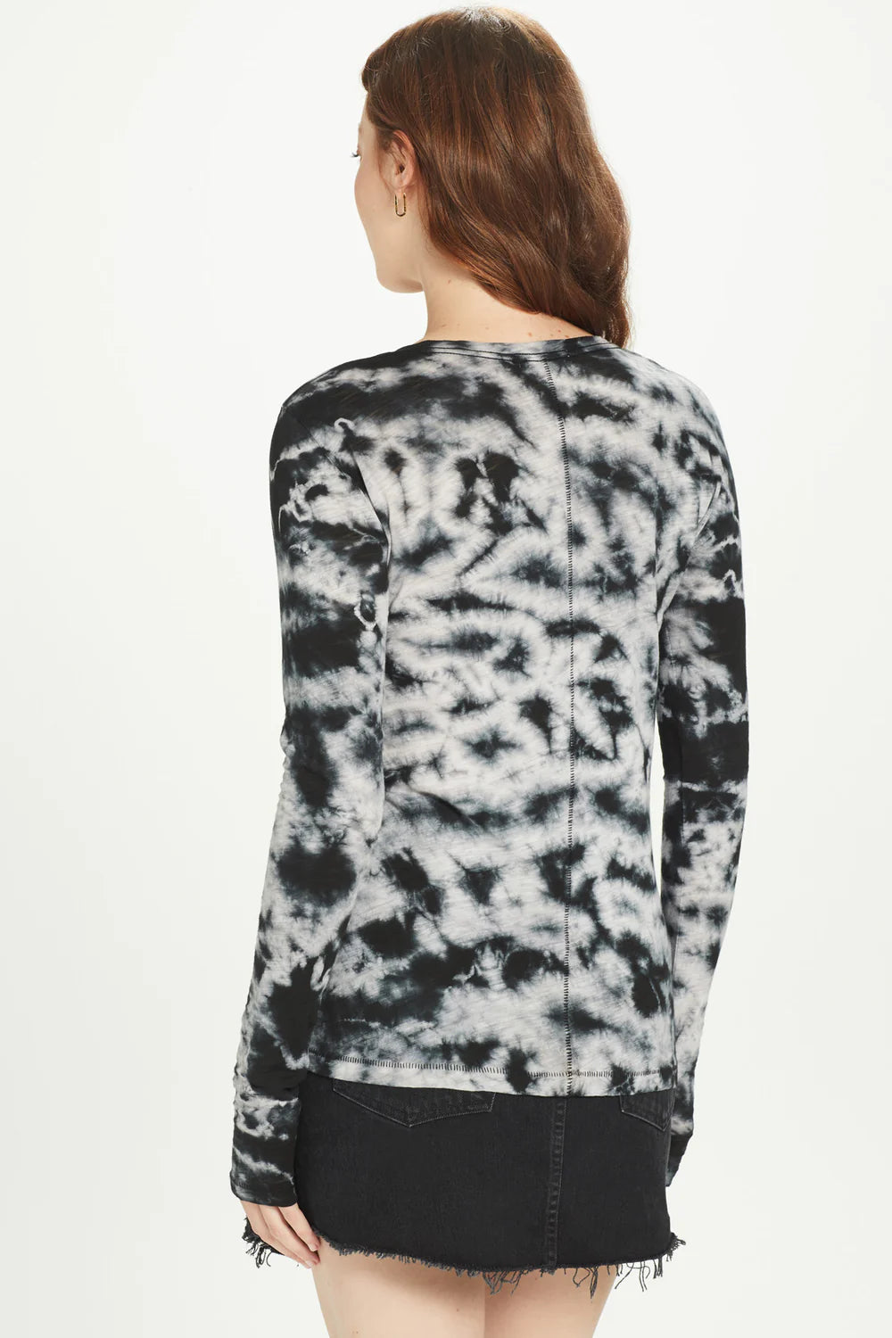 Tie Dye Long Sleeve Classic Tee - Goldie Lewinter