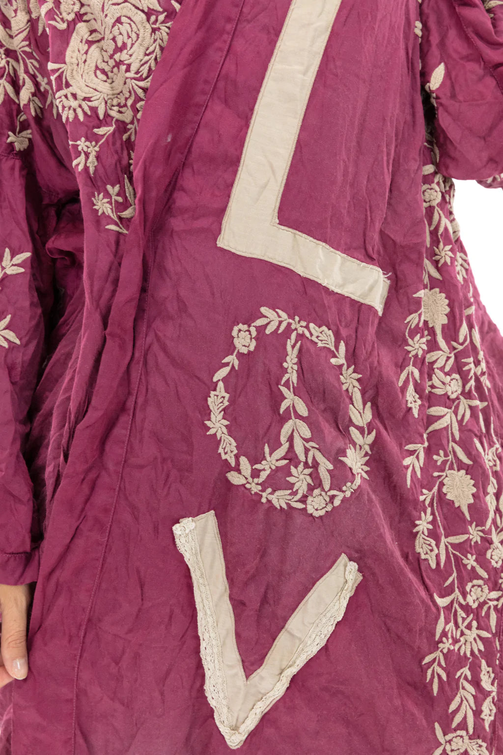 Appliqué Blessed Kimono 505 - Magnolia Pearl