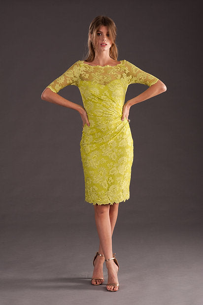 Classic Short Sleeve Lace Dress - Olvi’s