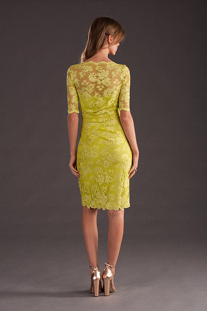 Classic Short Sleeve Lace Dress - Olvi’s