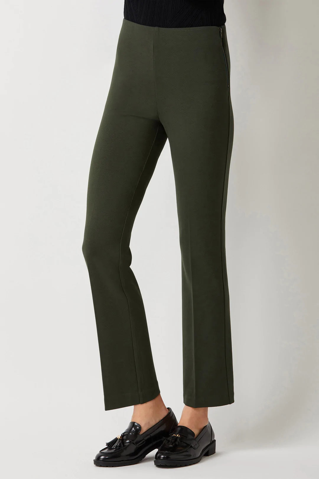 Prince Cropped Flare Leg Pant - ECRU