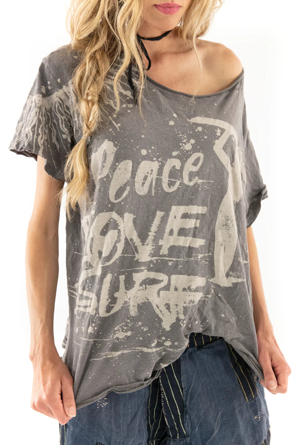 Peace, Love and Surf T 1160 - Magnolia Pearl