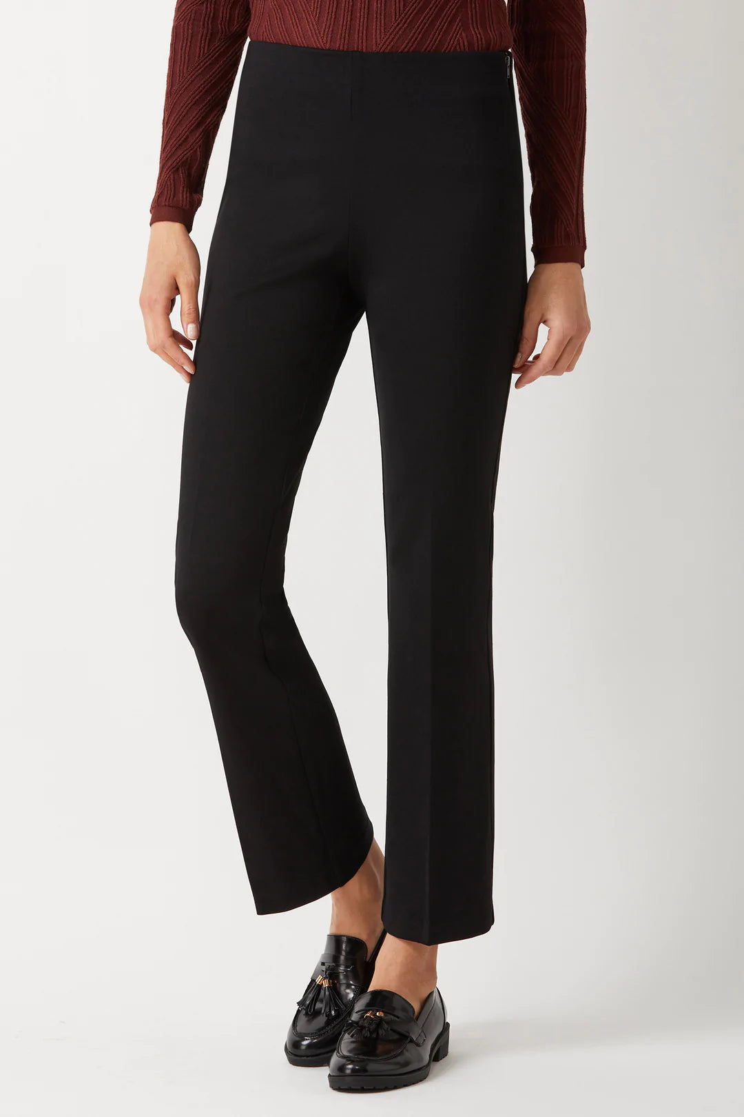 Prince Cropped Flare Leg Pant - ECRU