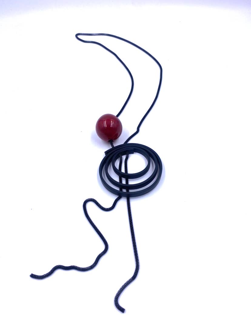 MO Murano necklace: Black