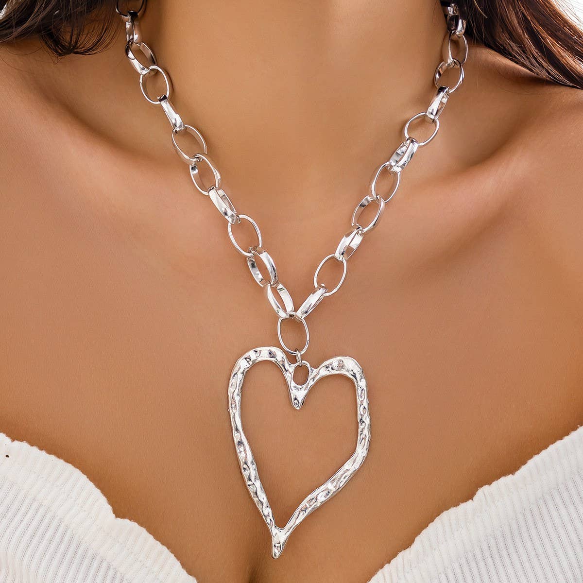EXAGGERATED HOT GIRL SIMPLE ADJUSTABLE NECKLACE_CWAJE1918: TYPE8 / (OS) 2