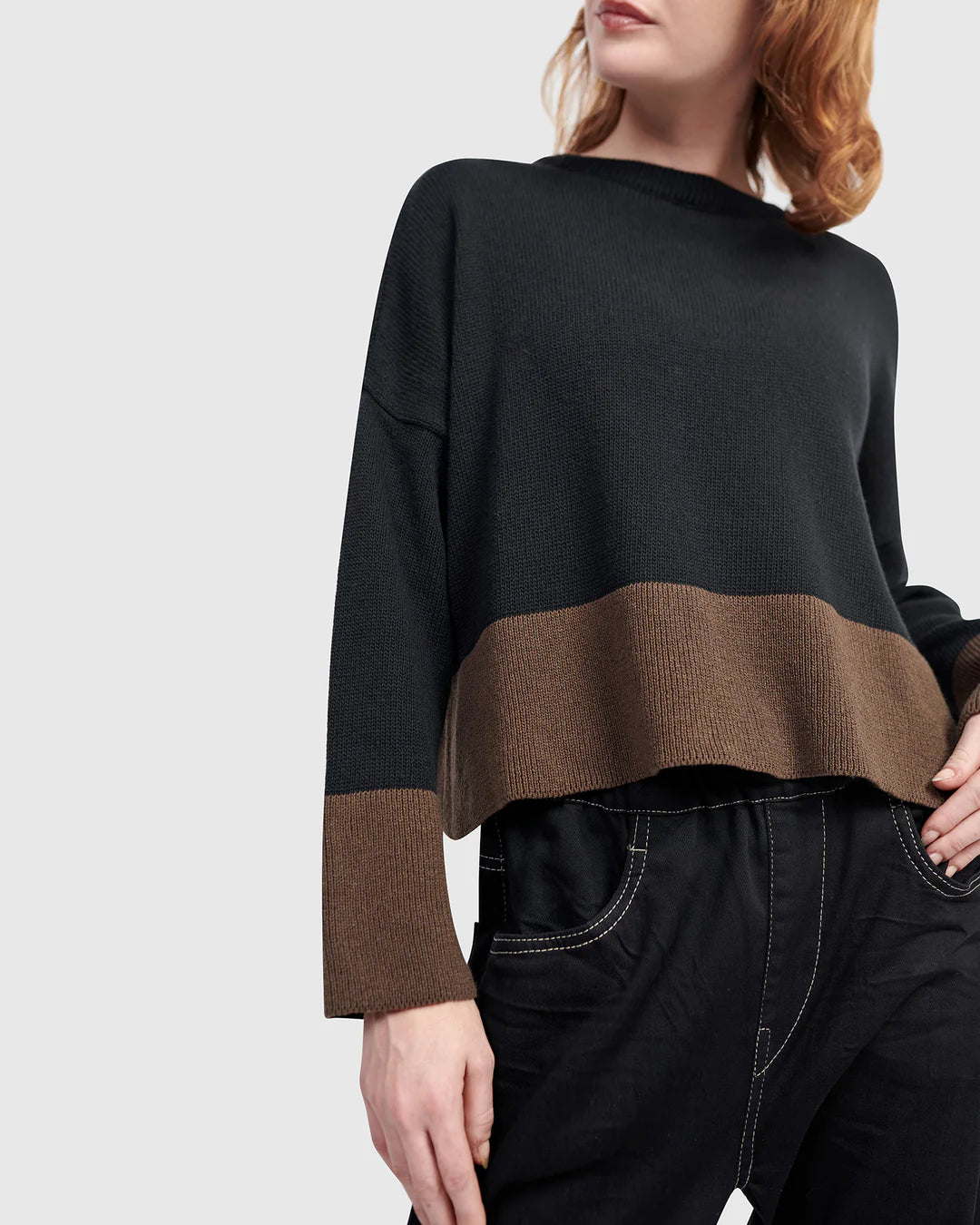 Vista Block Sweater AS940M - Alembika