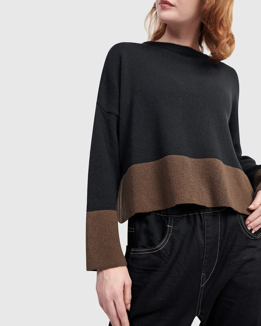 Vista Block Sweater AS940M - Alembika