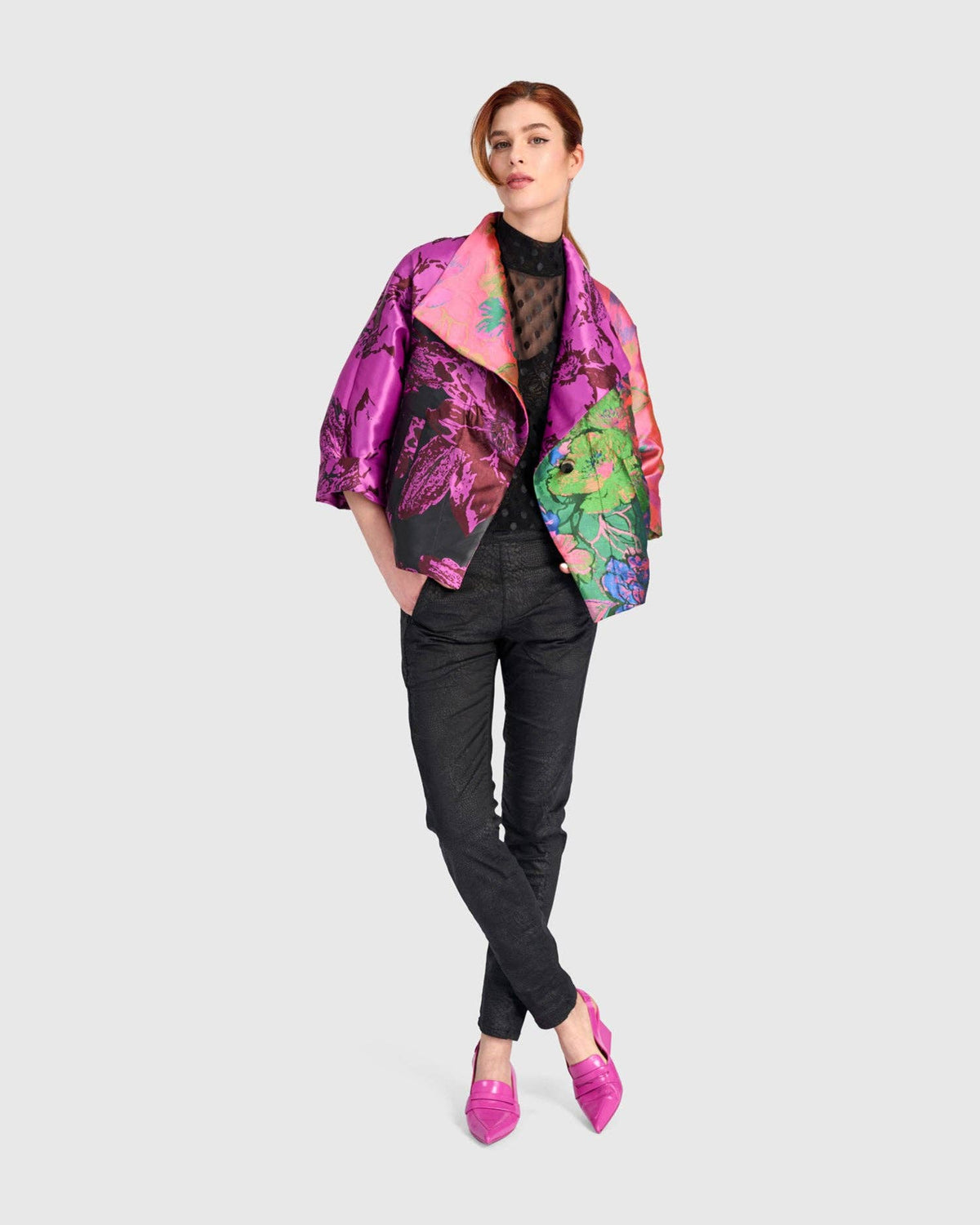 Apotheosis Cocktail Jacket, Jacquard Mix: MIX / L (US 14-16)