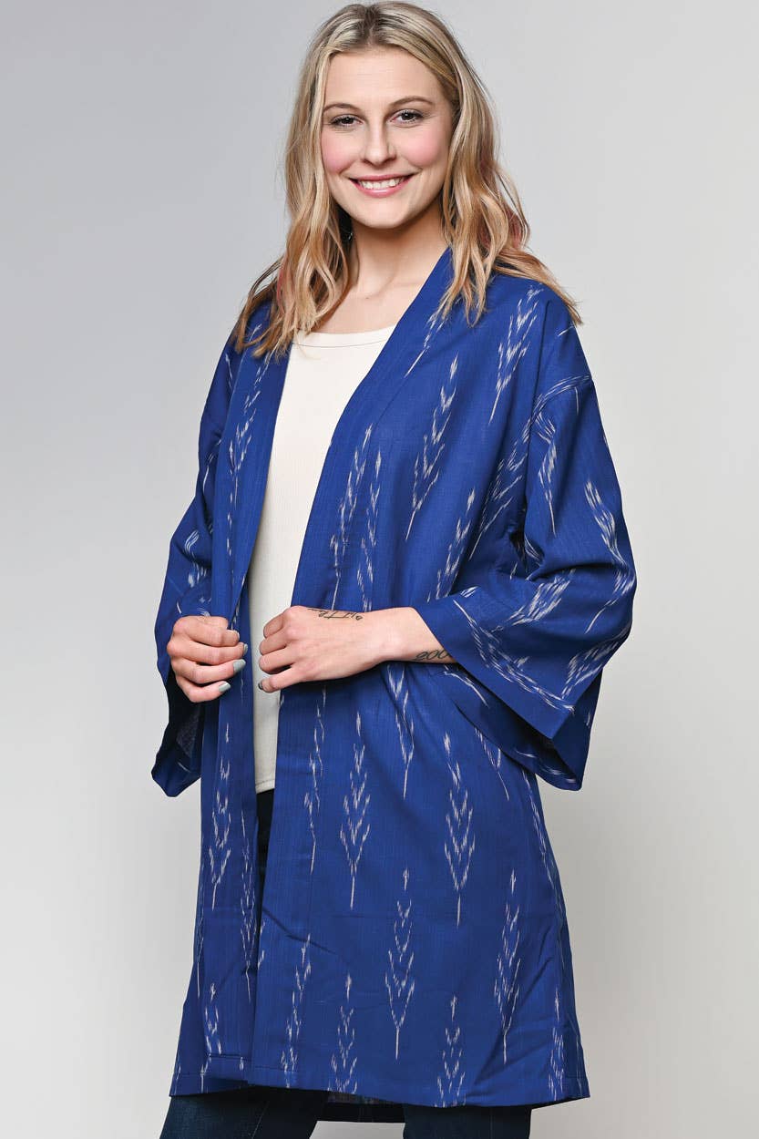 Ikat Handloom Kimono - Sevya Handmade