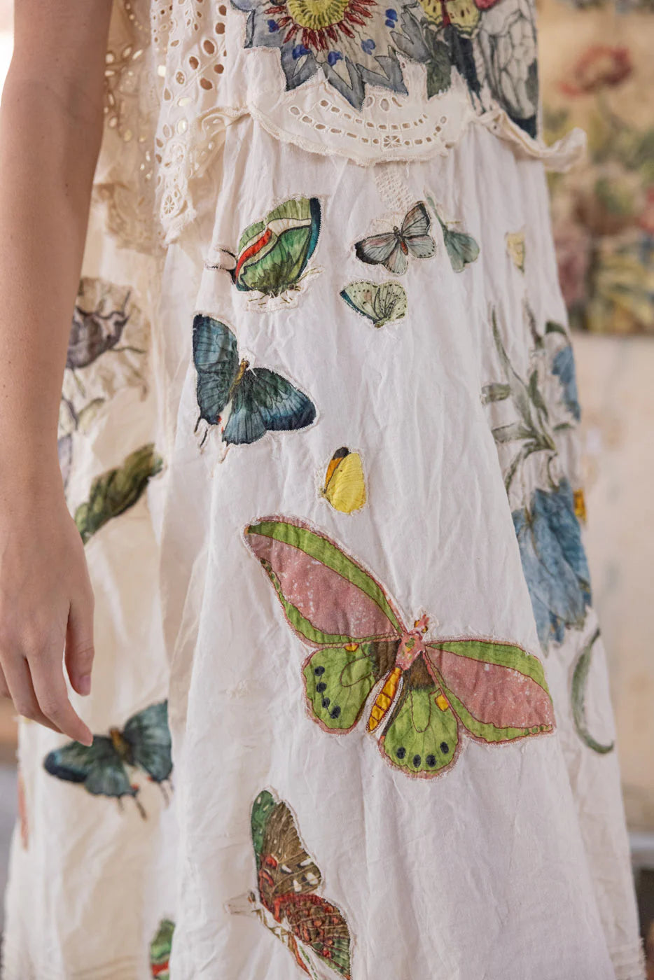 Flor De La Pasión Lula Dress 1260 - Magnolia pearl