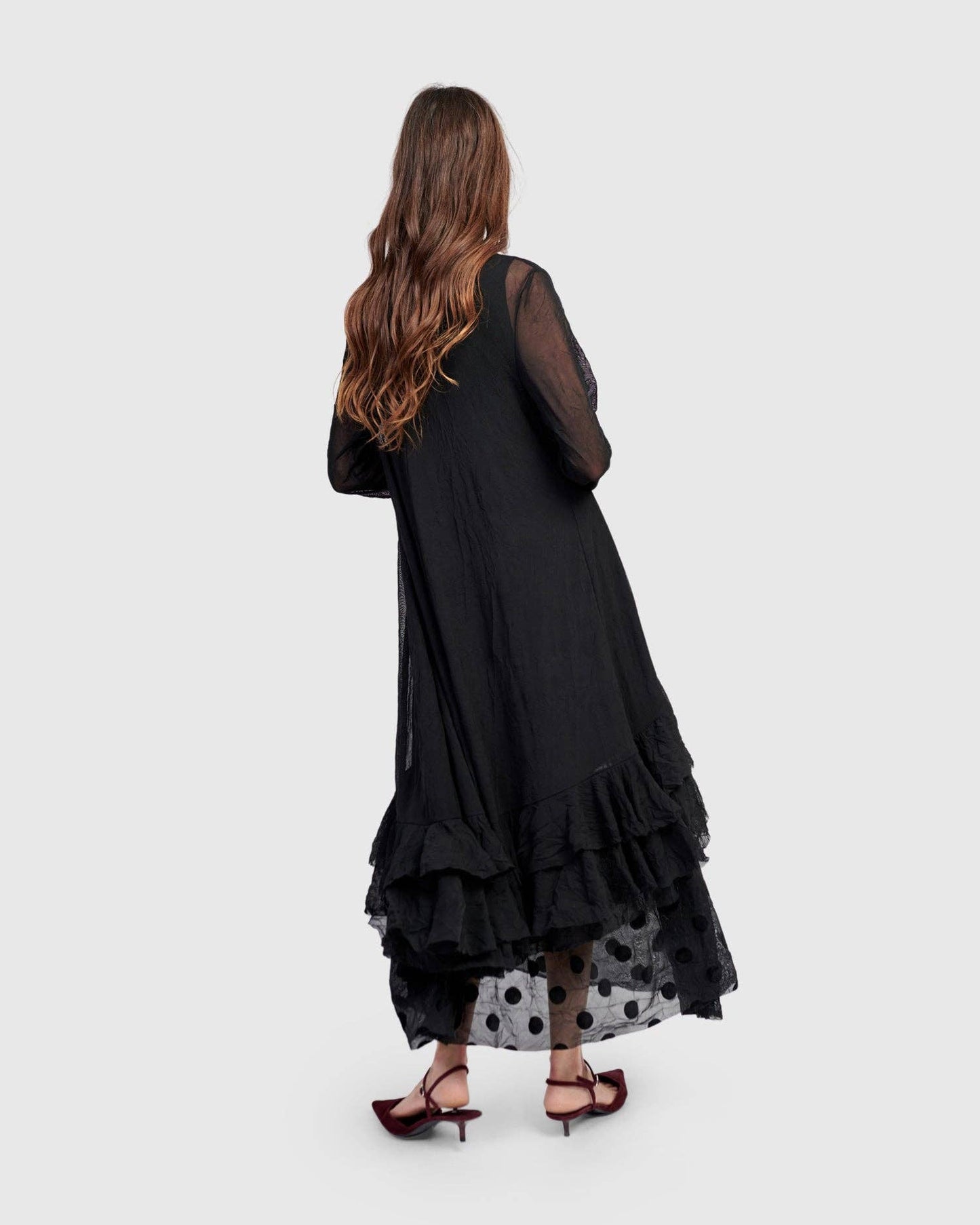 Joanie Maxi Skirt, Black: BLACK / 2 (US 8-10)