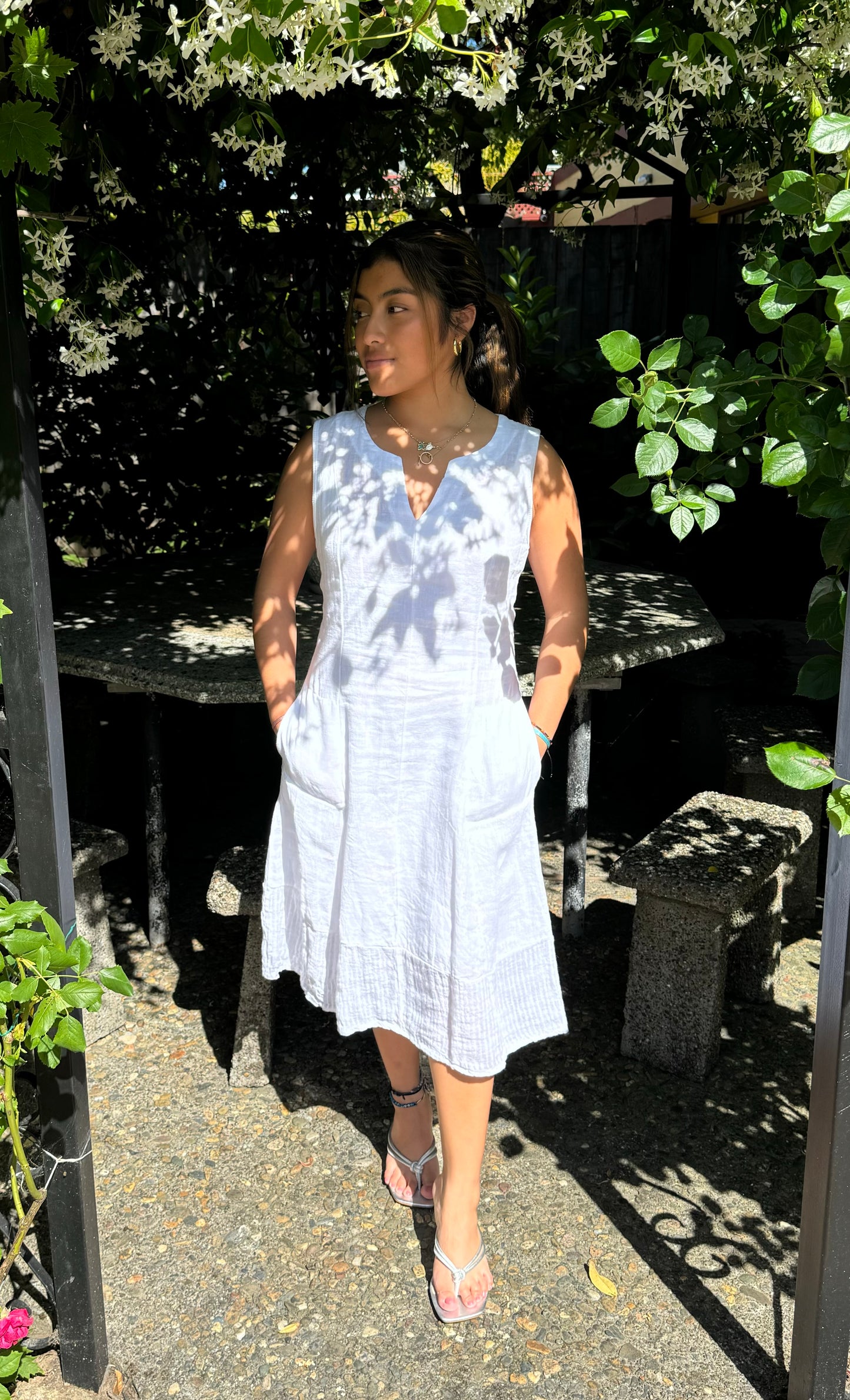 Linen Dress 90804 - INIZIO