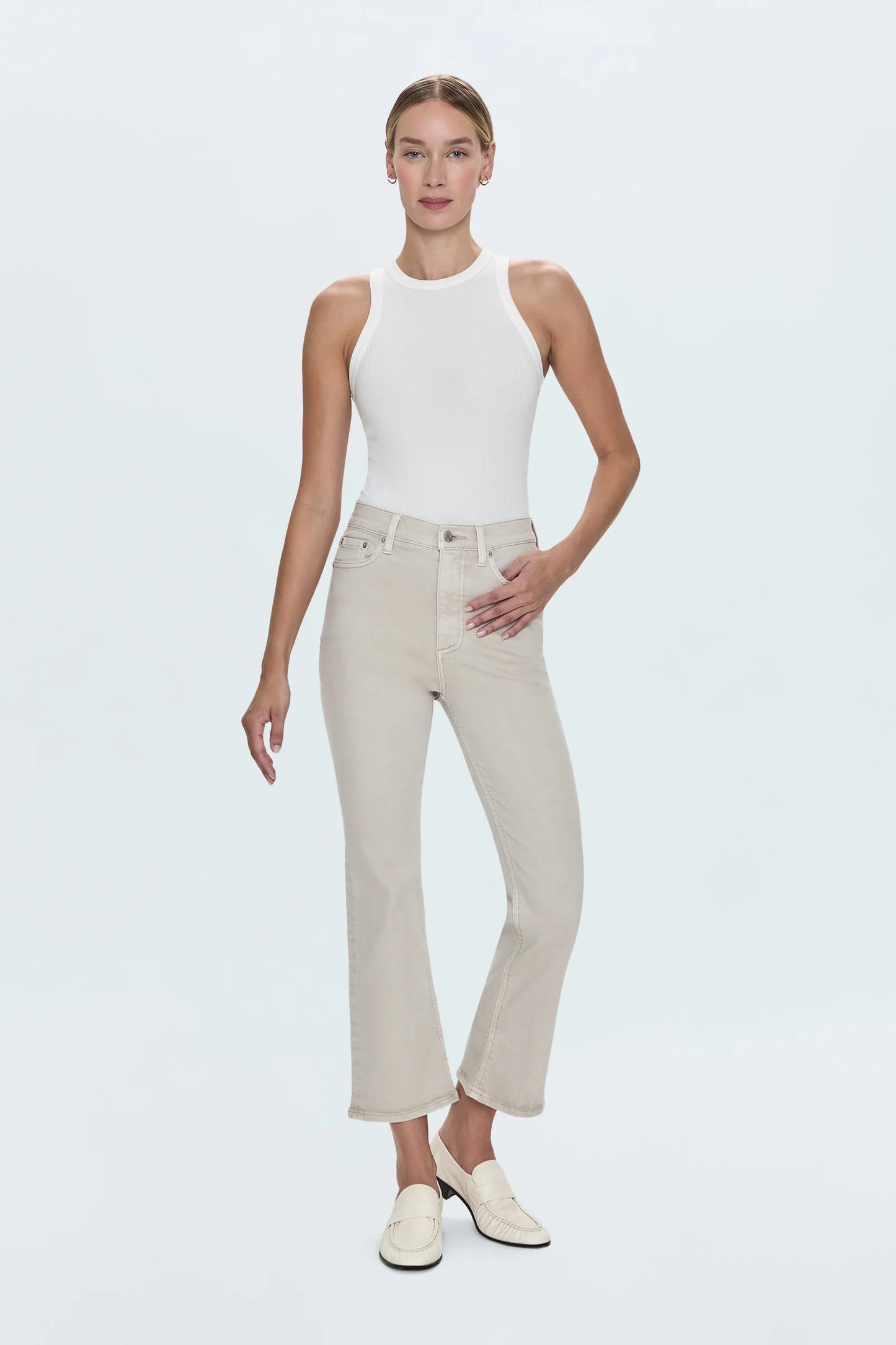 Lennon High Rise Crop Boot Jean P00016088DW - PISTOLA