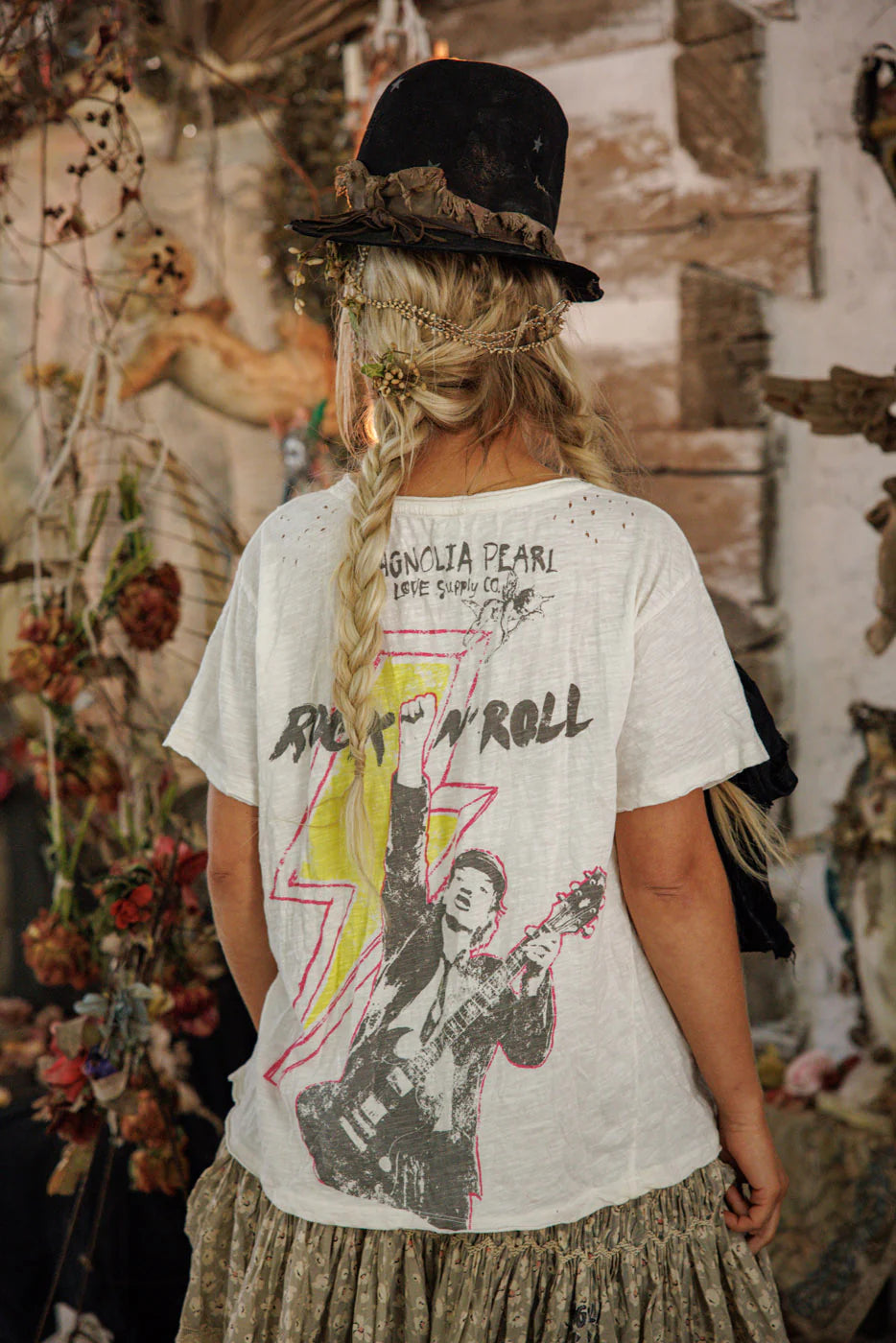 AC/DC Rock N’ Roll Tee 2570 - Magnolia Pearl