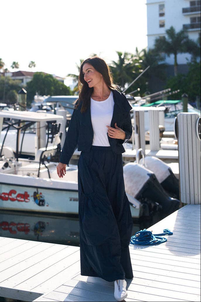 Nylon Big Pocket Pants - Midnight: 2