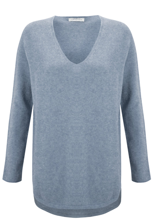Perrie V Neck Jumper - Amazing Woman