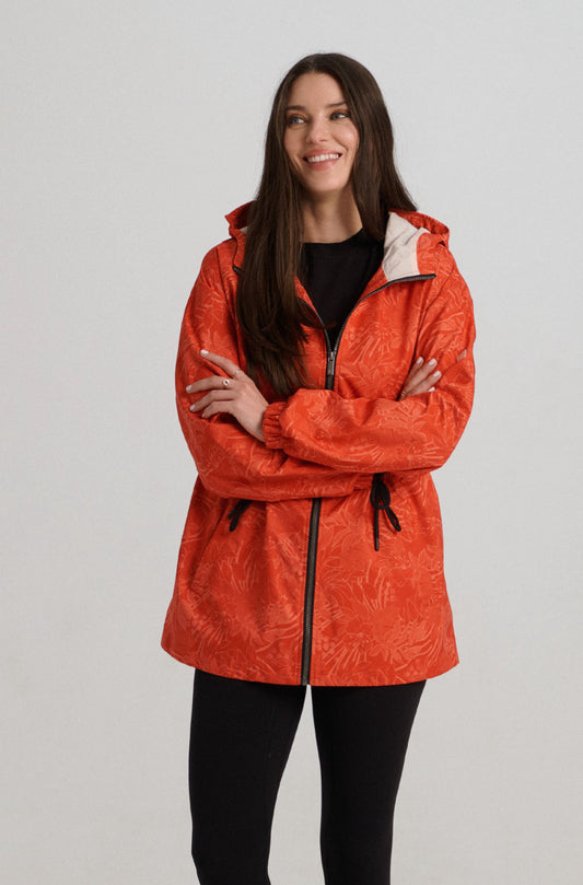Anorak Hooded Packable Jacket A7011-312PK - Nikki Jones