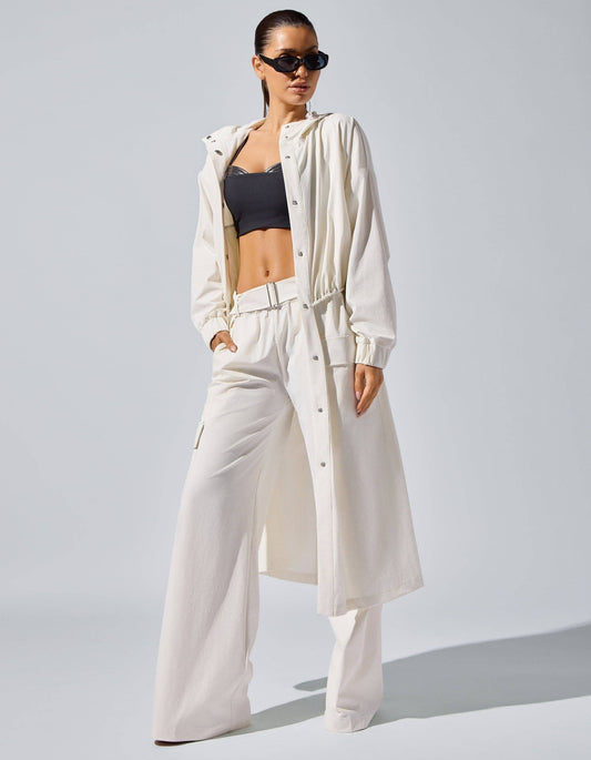 Ava Coat [White]: White / XS