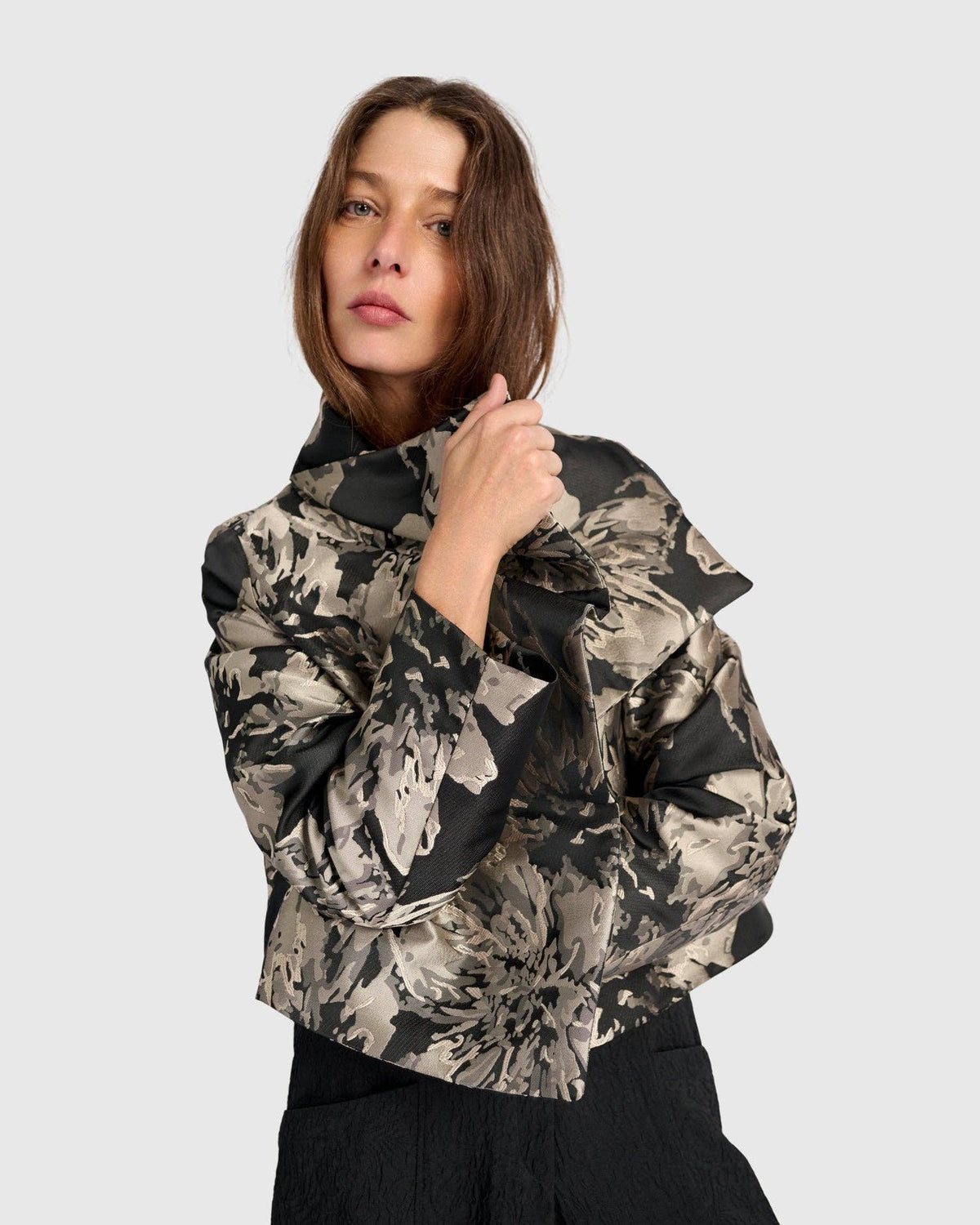 Nightfall Moto Jacket, Floral: Floral / L (US 14-16)