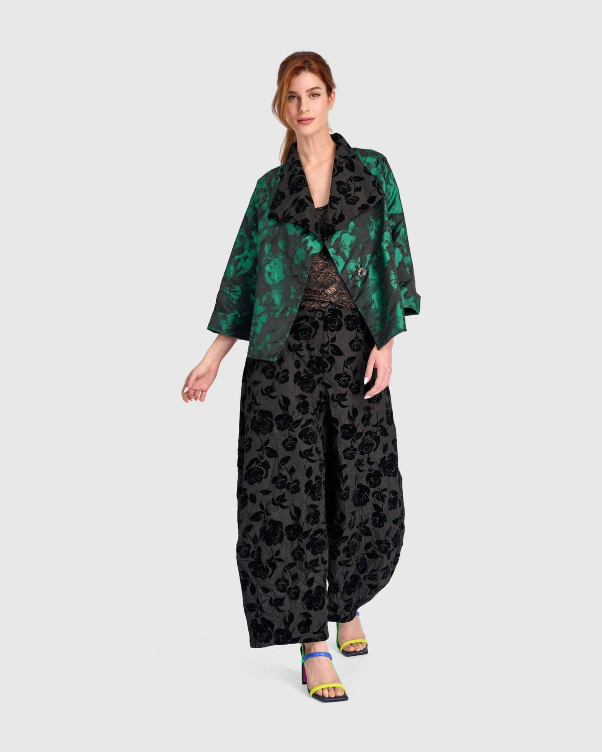 Palatial Cocktail Jacket, Emerald: Emerald / S (US 8-12)