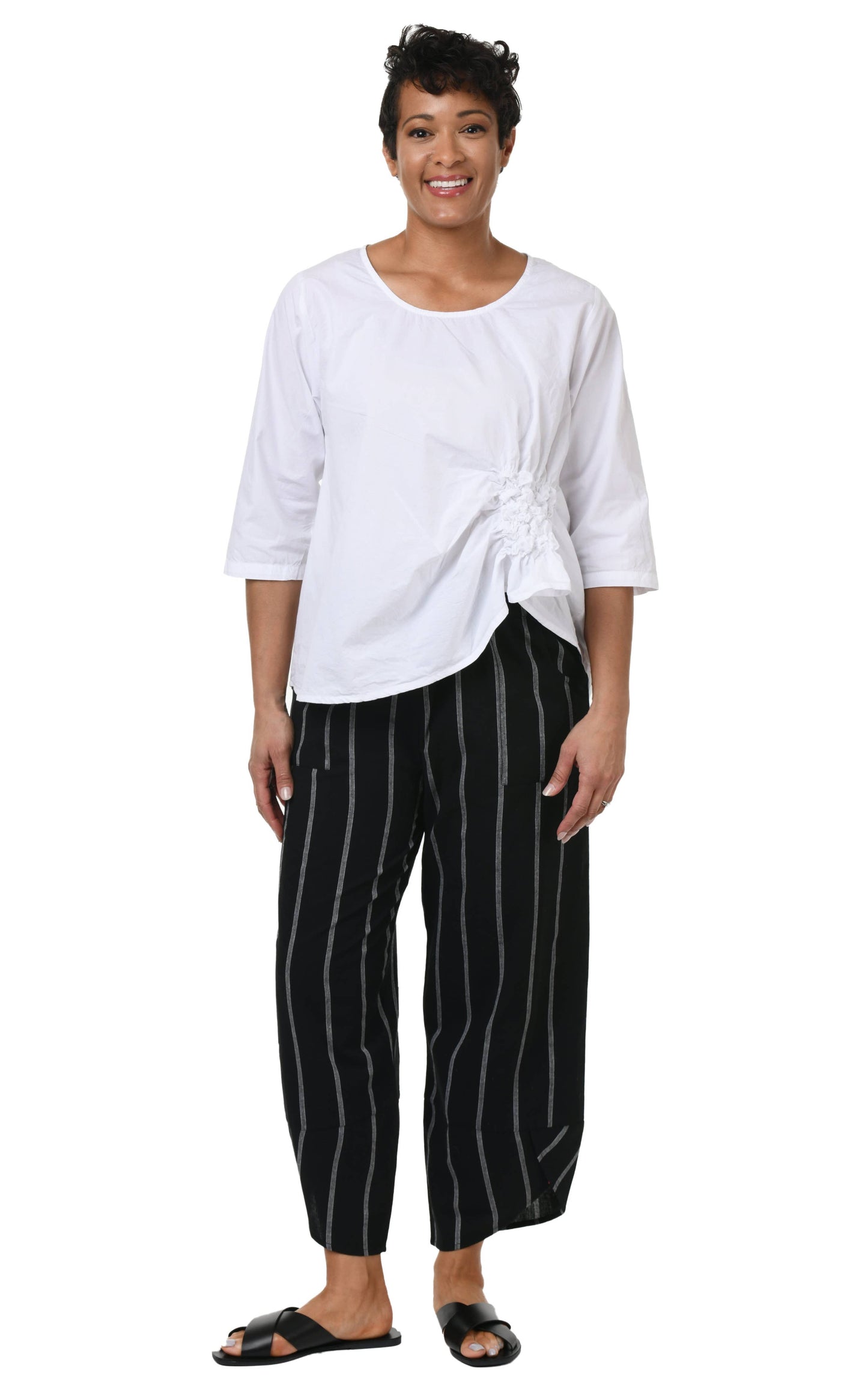 CV323 Ariana Pant in Hinsdale Stripe*: XS