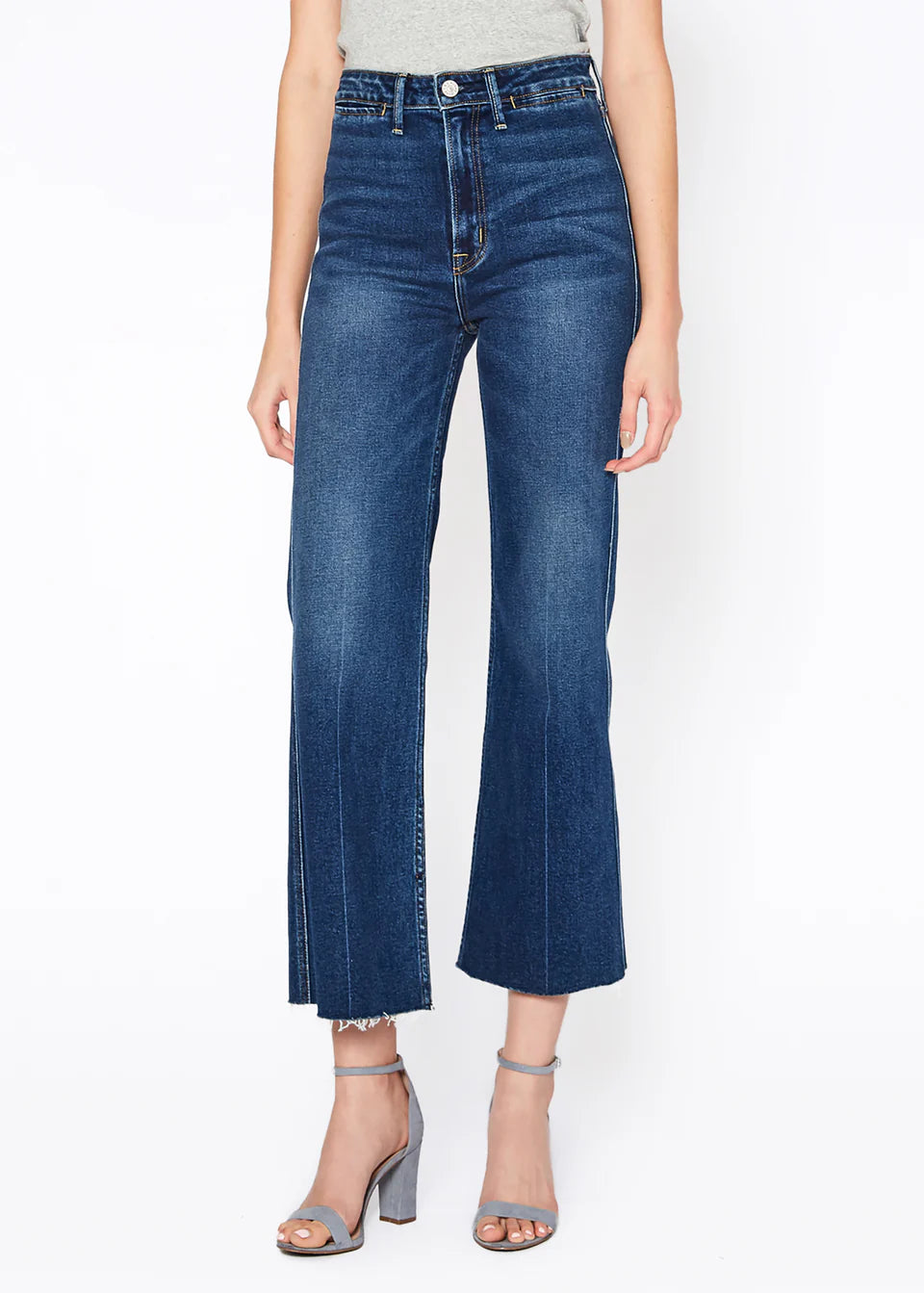 Queen High Rise Crop Wide Leg FS1194QTHND - No End Denim