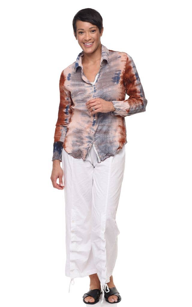 CV1087 Gretchen Button Down in Havana*: M