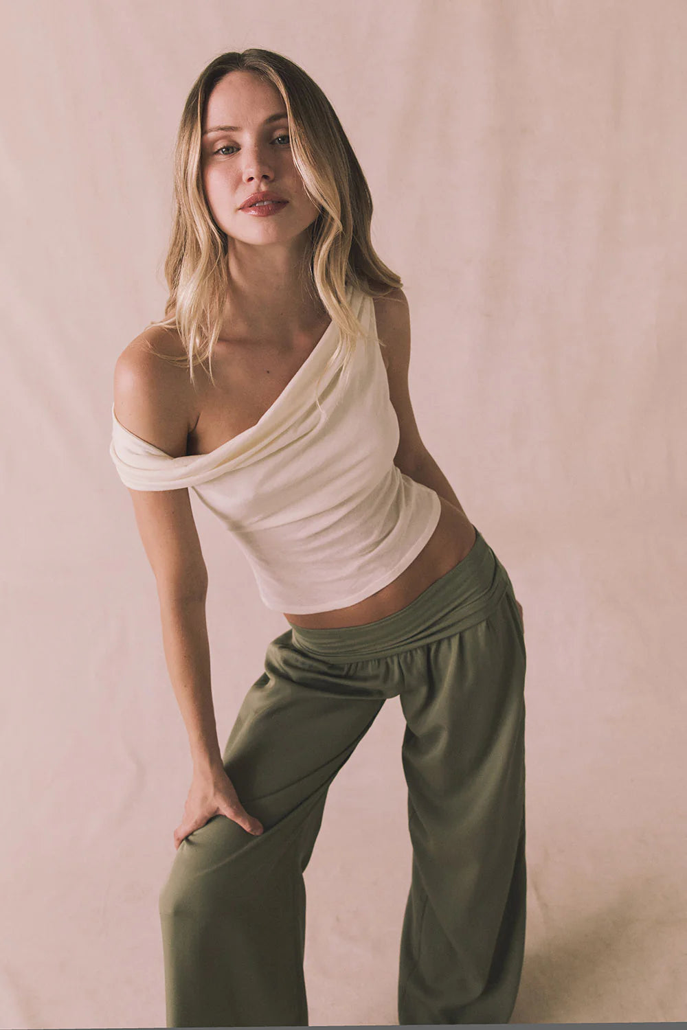 Roxanne Starry White Tank CWA584 - CHASER