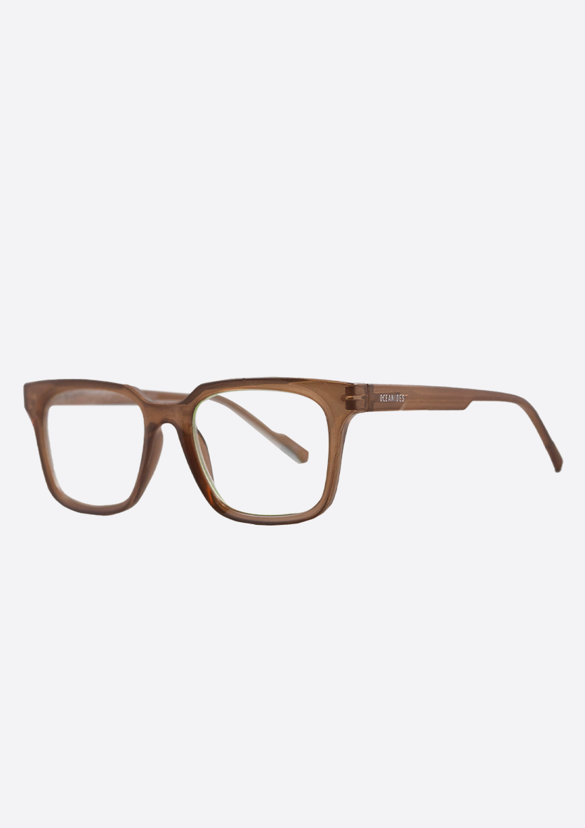 READING GLASSES - ASIA LOW BROWN: +2.00